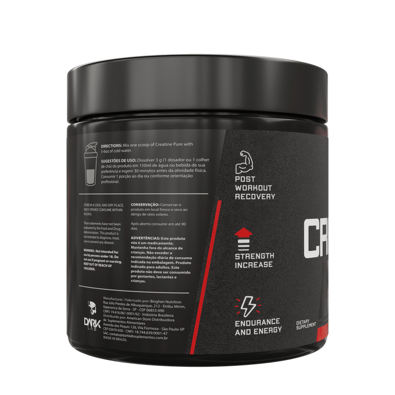 Creatina 100% Pura Monoidratada 150g/300g Dark Lab