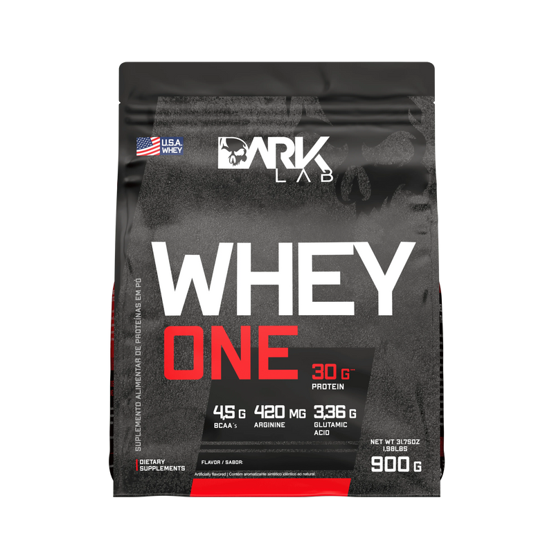 Dark Lab Whey Protein One 900g Refil – Proteína com BCAA, Glutamina e Arginina