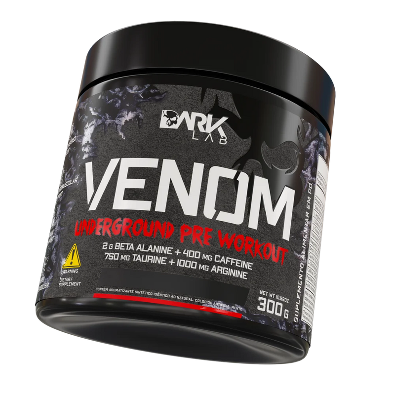 Dark Lab Pre-Workout Venom 300g – Energia e Performance Máxima