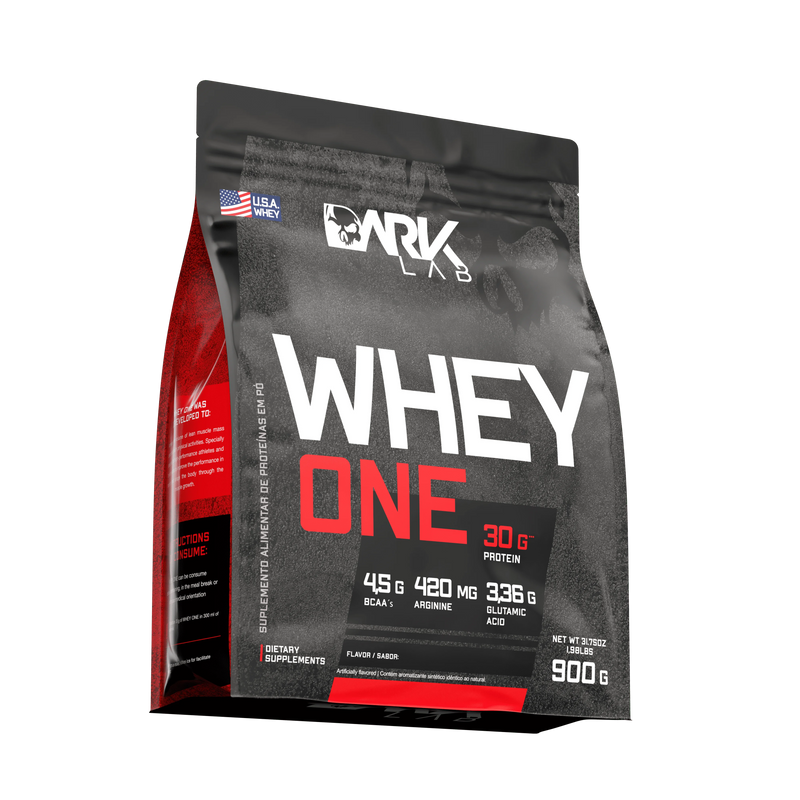 Dark Lab Whey Protein One 900g Refil – Proteína com BCAA, Glutamina e Arginina