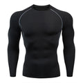 Camiseta Masculina de Corrida – Compressão, Rápida Secagem e Fitness