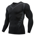 Camiseta Masculina de Corrida – Compressão, Rápida Secagem e Fitness