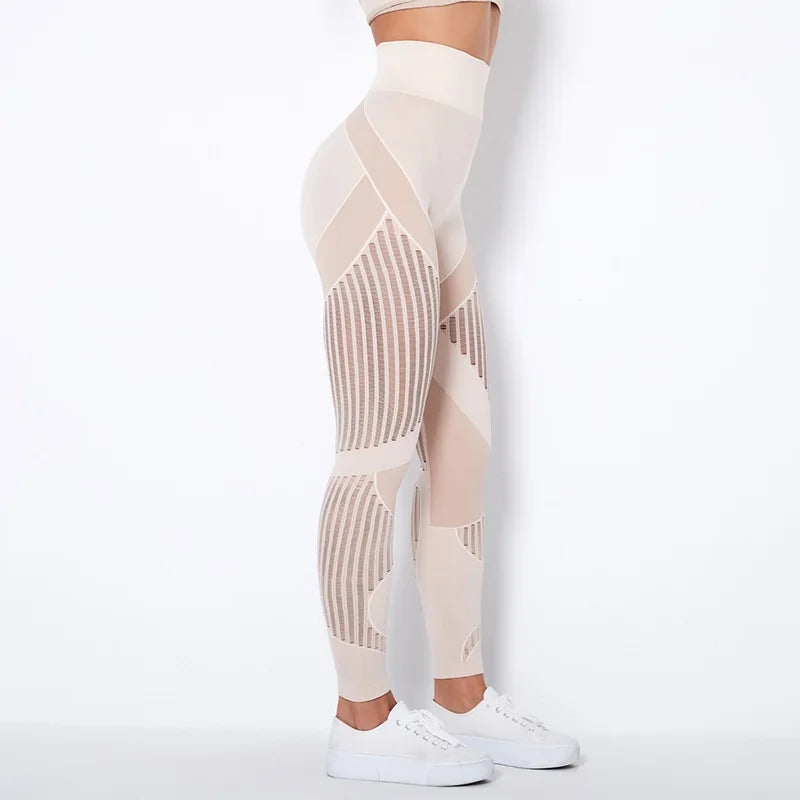 Legging Feminina Cloud Hide Deep Blue – Cintura Alta, Sem Costura e Fitness