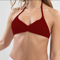 Top Feminino Strappy – Halter, Suporte Alto e Seamless