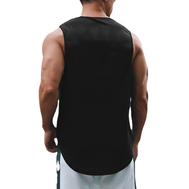 Regata Masculina Fitness Dry Fit – Treino, Corrida e Basquete