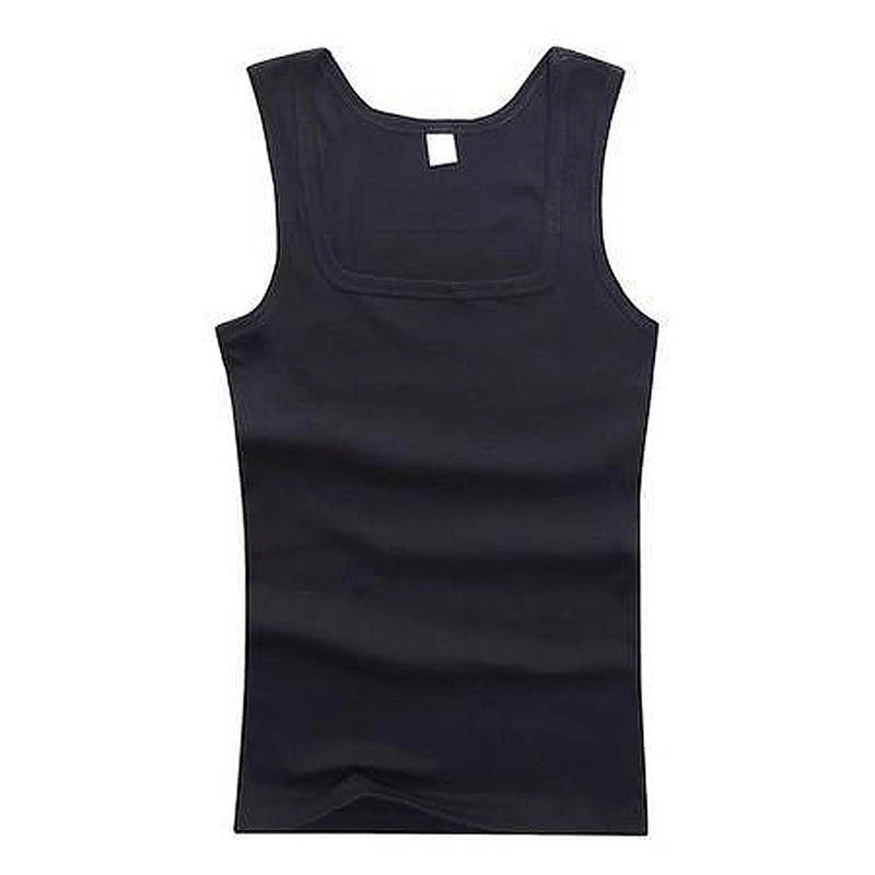 Regata Masculina de Algodão Slim – Casual, Esporte e Academia