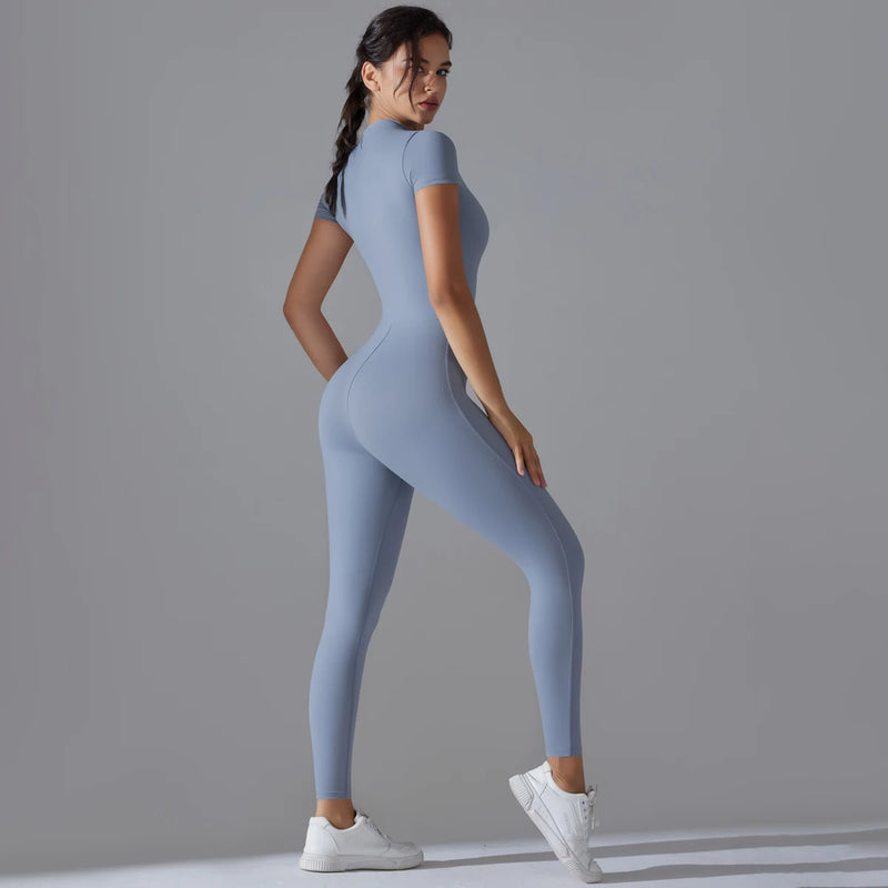 Conjunto Macacão Feminino Para Academia, Yoga e Treino