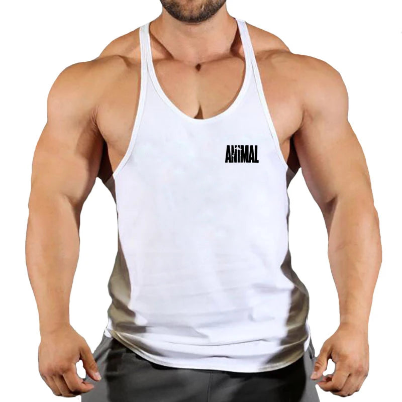 Regata Masculina Slim Fit Algodão – Musculação, Academia e Fitness