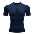 Camiseta Masculina de Compressão Dry Fit – Academia, Corrida e Treino