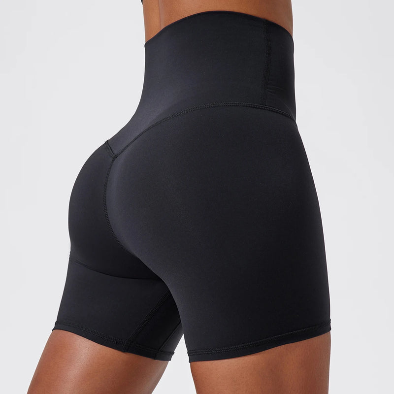 Short Feminino de Yoga – Tecido Super Macio, Cintura Alta e Push Up