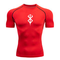 Camiseta Masculina de Compressão Dry Fit – Academia, Corrida e Treino