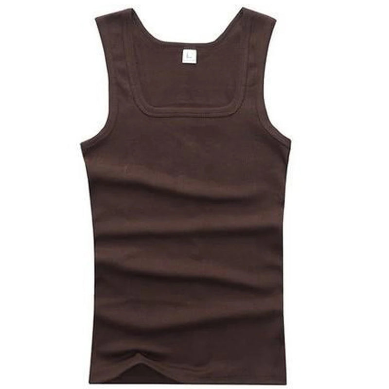 Regata Masculina de Algodão Slim – Casual, Esporte e Academia