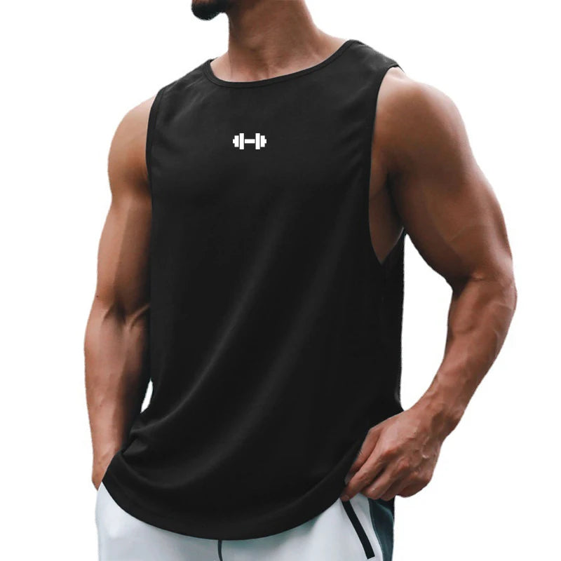Regata Masculina Fitness Dry Fit – Treino, Corrida e Basquete