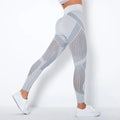 Legging Feminina Cloud Hide Deep Blue – Cintura Alta, Sem Costura e Fitness