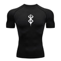 Camiseta Masculina de Compressão Dry Fit – Academia, Corrida e Treino