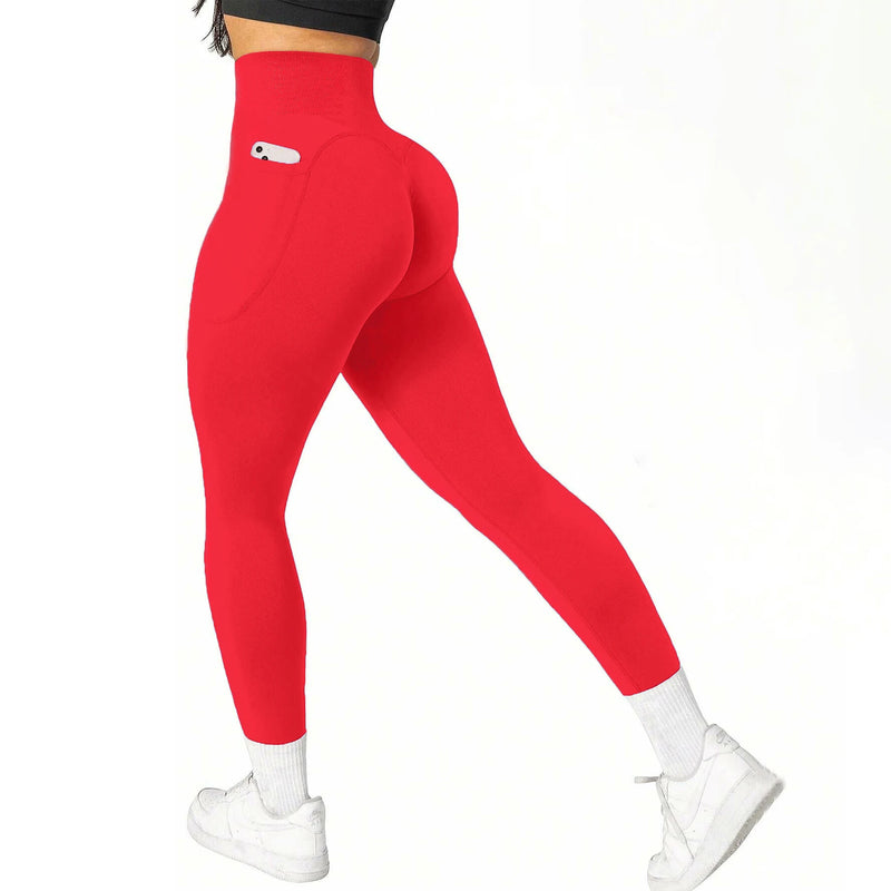 Legging Feminina Seamless – Cintura Alta, Efeito Push Up e Bolso Lateral