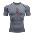 Camiseta Masculina de Compressão Dry Fit – Academia, Corrida e Treino
