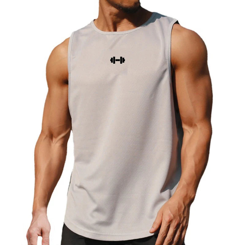 Regata Masculina Fitness Dry Fit – Treino, Corrida e Basquete