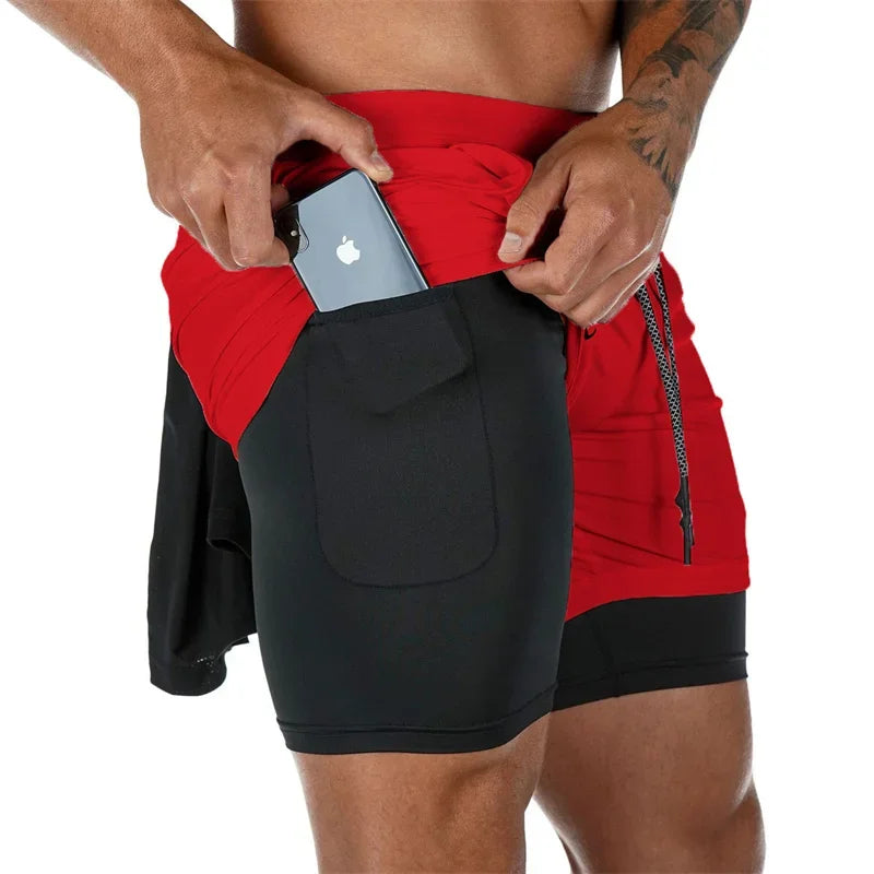 Short academia Masculino 2 em 1 – Treine com Liberdade