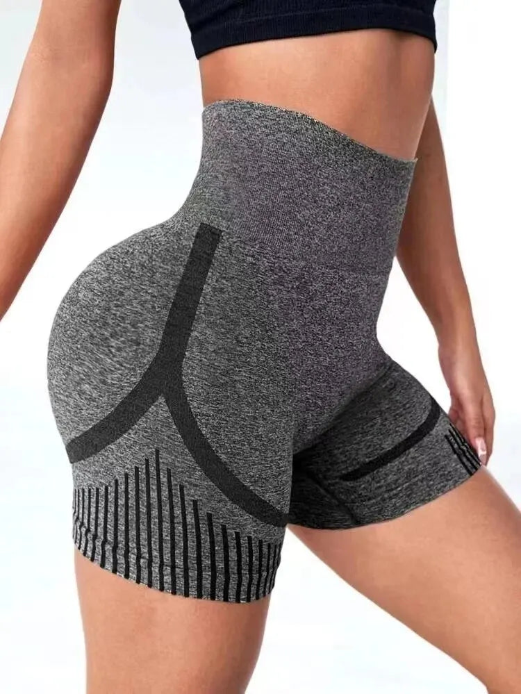Short Feminino de Yoga – Cintura Alta e Efeito Push Up