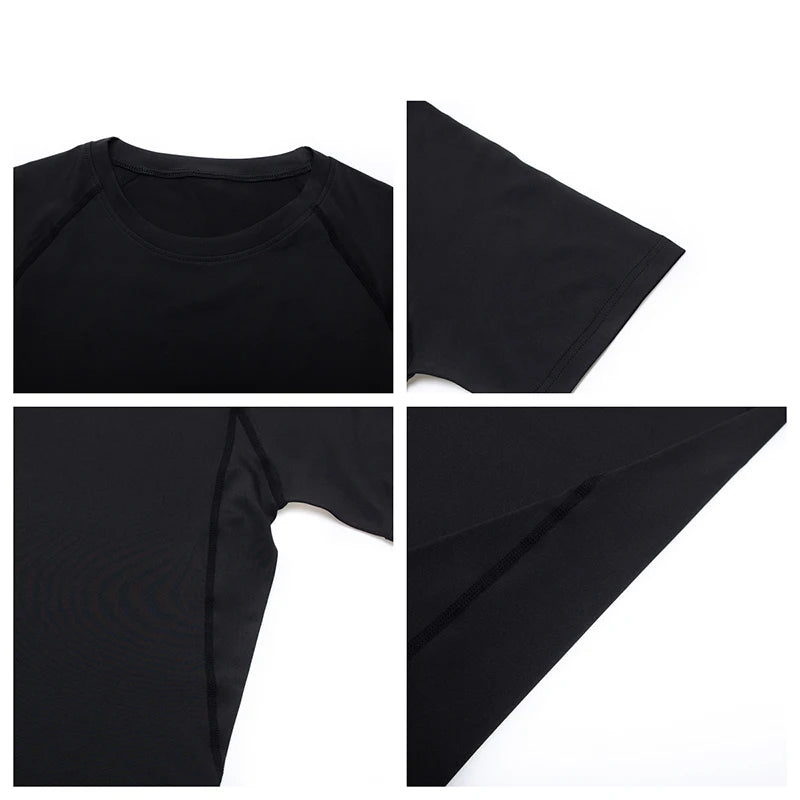 Camiseta Masculina Compressão Esportiva Fitness Quick Dry Treino Corrida Academia Manga Curta