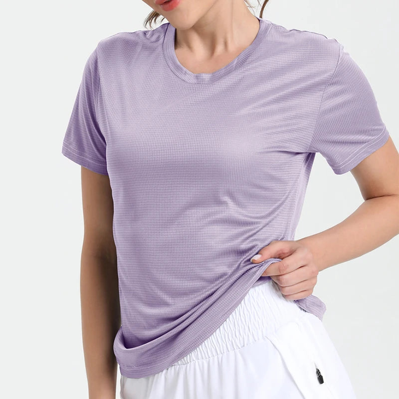 Camiseta Feminina Ultralight – Rápida Secagem, Respirável e Fitness