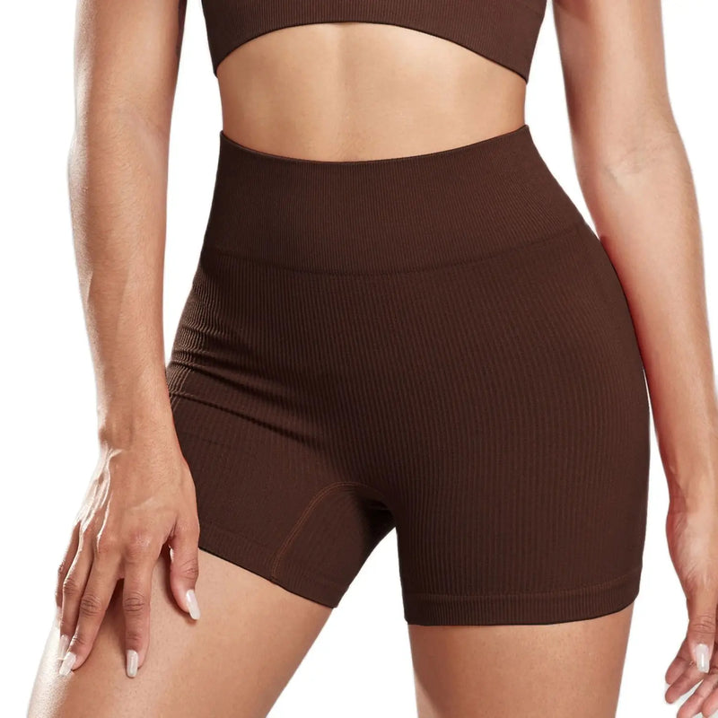 Short Feminino Seamless CHRLEISURE – Cintura Alta e Slim