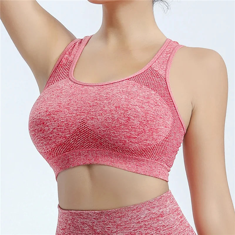 Top Esportivo Feminino Push Up – Fitness e Yoga
