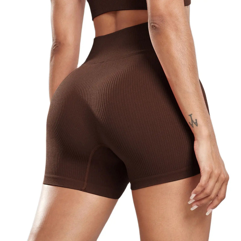 Short Feminino Seamless CHRLEISURE – Cintura Alta e Slim