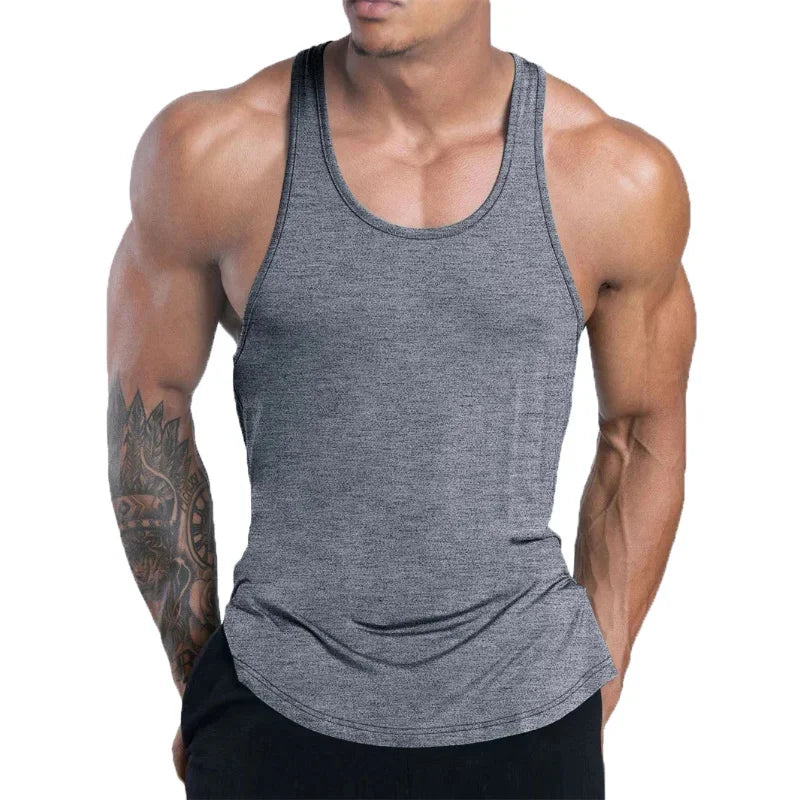 Regata Masculina Fitness Dry Fit – Treino, Basquete e Casual