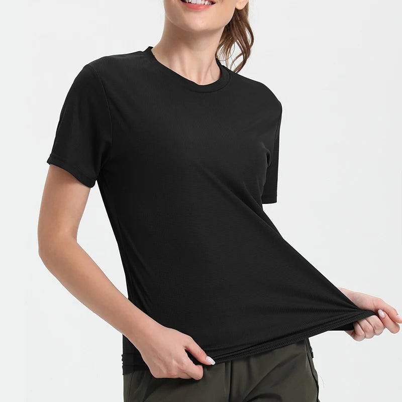 Camiseta Feminina Ultralight – Rápida Secagem, Respirável e Fitness