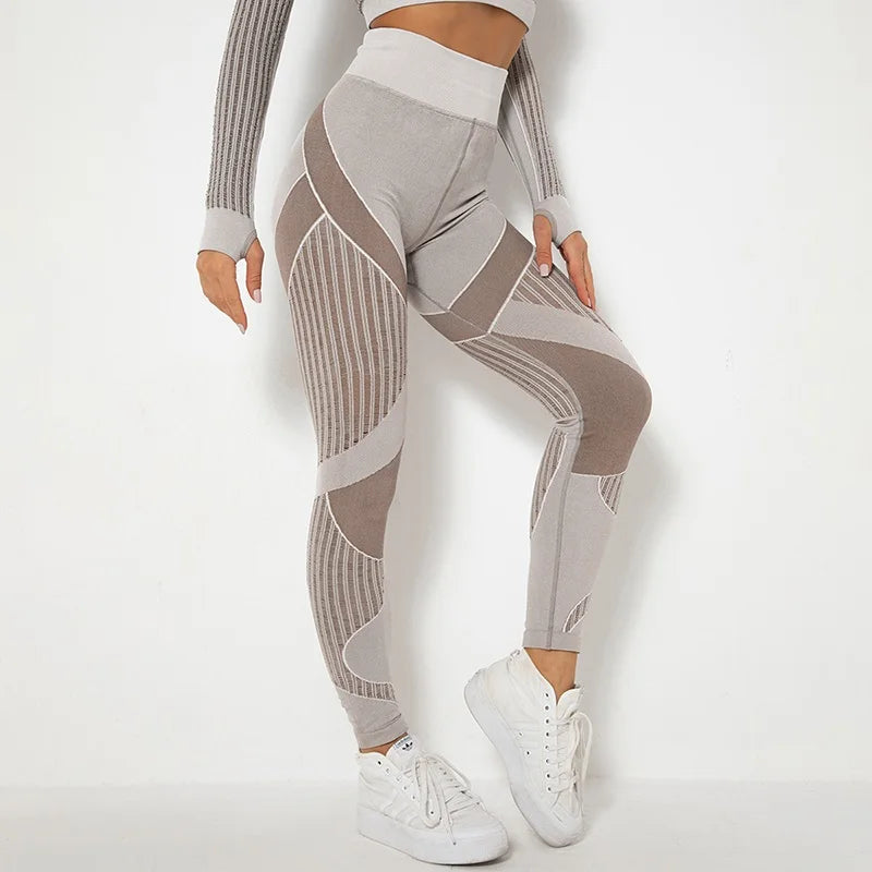 Legging Feminina Cloud Hide Deep Blue – Cintura Alta, Sem Costura e Fitness