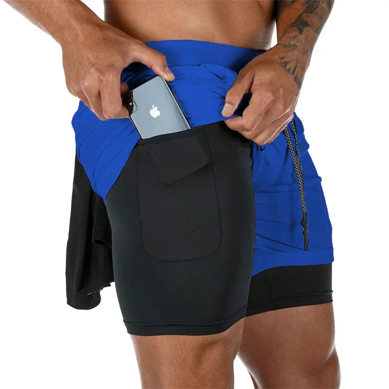 Short academia Masculino 2 em 1 – Treine com Liberdade