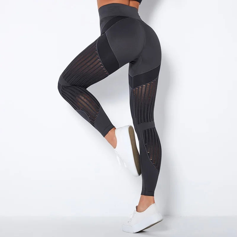Legging Feminina Cloud Hide Deep Blue – Cintura Alta, Sem Costura e Fitness