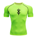 Camiseta Masculina de Compressão Dry Fit – Academia, Corrida e Treino