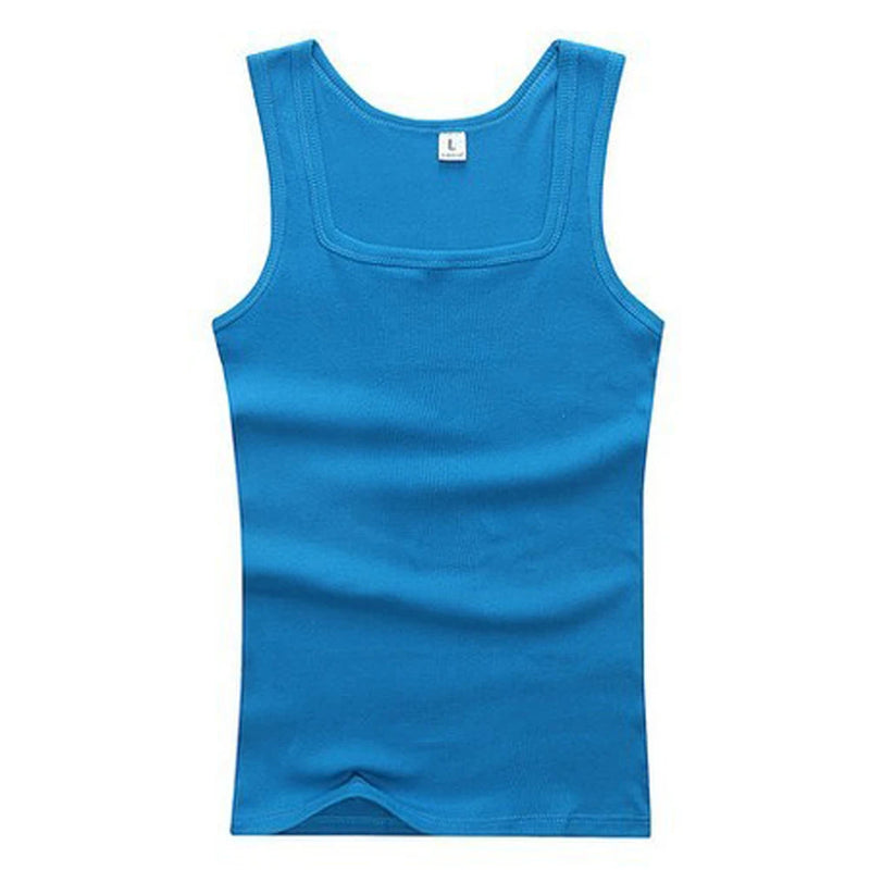 Regata Masculina de Algodão Slim – Casual, Esporte e Academia