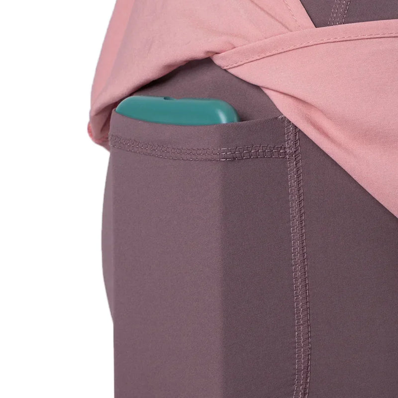 Short Feminino 2 em 1 com Bolso – Cintura Larga e Camada Interna