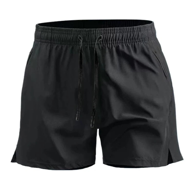 Short esportivo masculino de verão, secagem rápida, leve, para corrida e treino, com bolsos – para academia e praia.