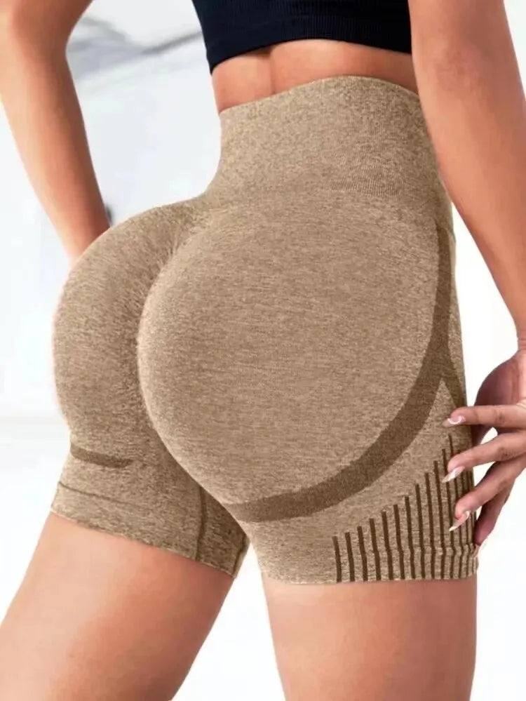 Short Feminino de Yoga – Cintura Alta e Efeito Push Up