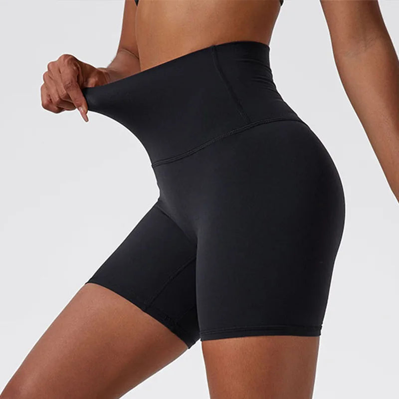 Short Feminino de Yoga – Tecido Super Macio, Cintura Alta e Push Up