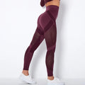 Legging Feminina Cloud Hide Deep Blue – Cintura Alta, Sem Costura e Fitness