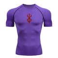 Camiseta Masculina de Compressão Dry Fit – Academia, Corrida e Treino