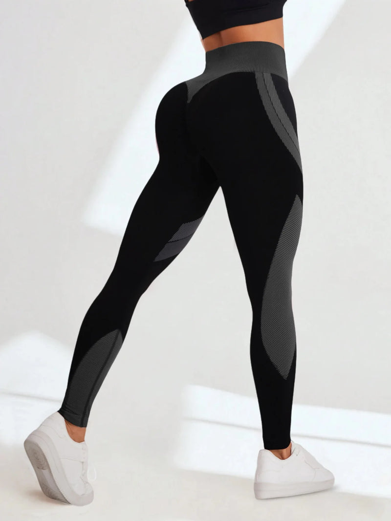 Legging Feminina Sem Costura – Controle de Abdômen, Cintura Alta e Levantamento do Bumbum