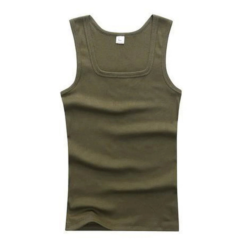 Regata Masculina de Algodão Slim – Casual, Esporte e Academia