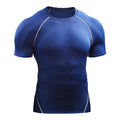 Camiseta Masculina de Compressão 2025 – Esportiva, Elástica, de Secagem Rápida para Corrida, Academia e Treinos