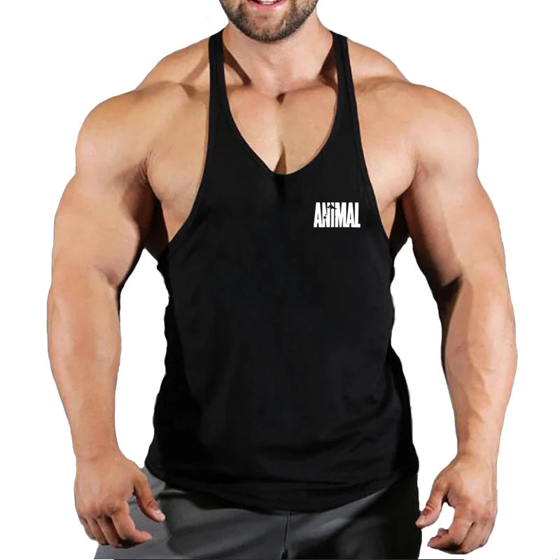 Regata Masculina Slim Fit Algodão – Musculação, Academia e Fitness