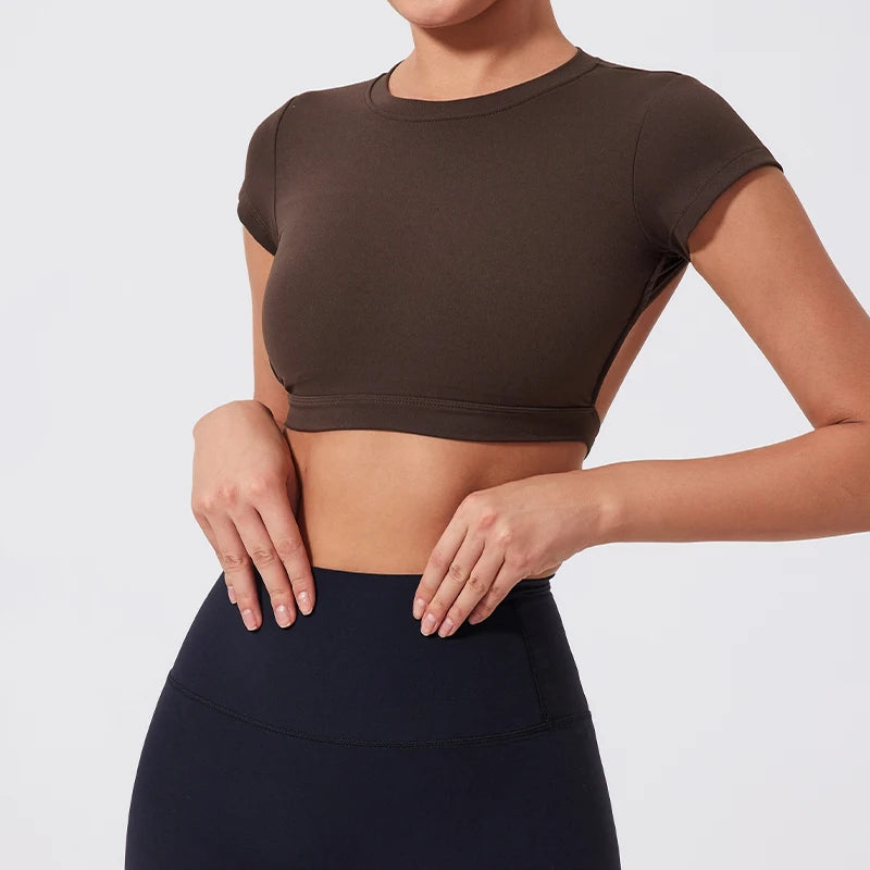 Top Feminino Hearuisavy – Sem Costas, Rápida Secagem e Fitness