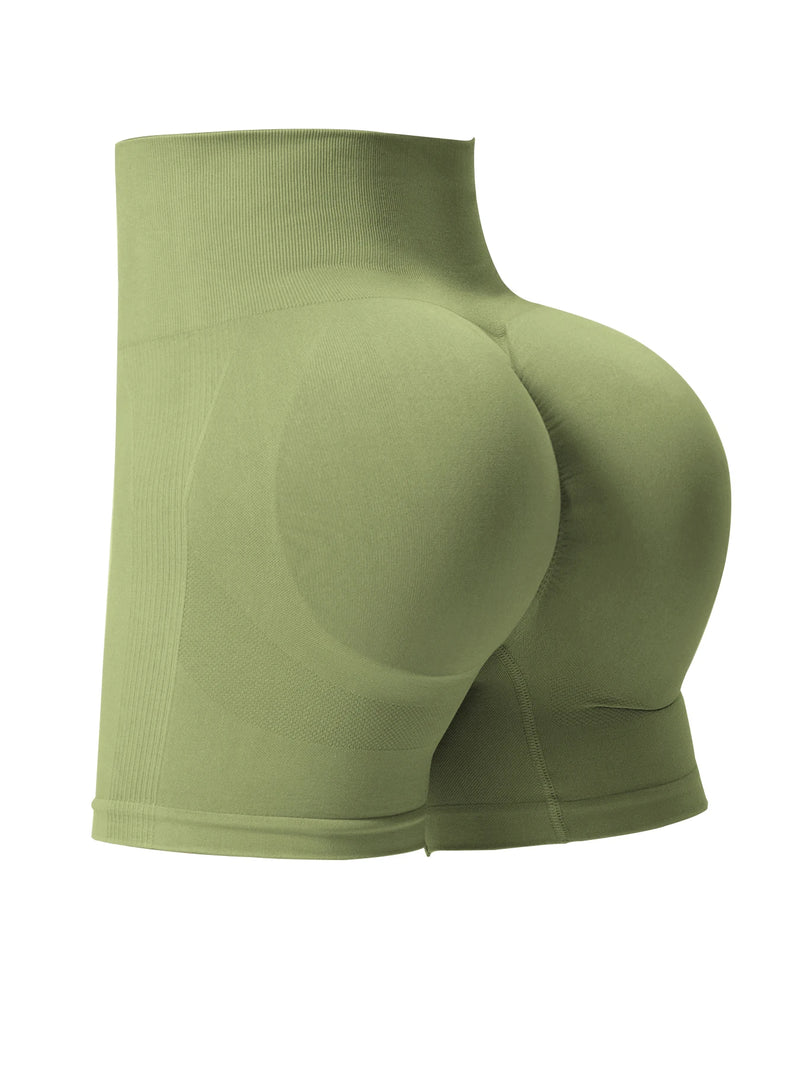 Short Feminino Seamless CHRLEISURE – Cintura Alta e Slim