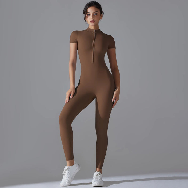 Conjunto Macacão Feminino Para Academia, Yoga e Treino