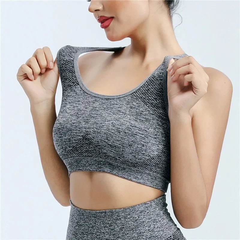 Top Esportivo Feminino Push Up – Fitness e Yoga